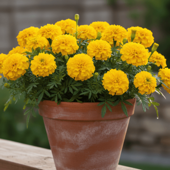 Petite Yellow Marigold Seeds 5655